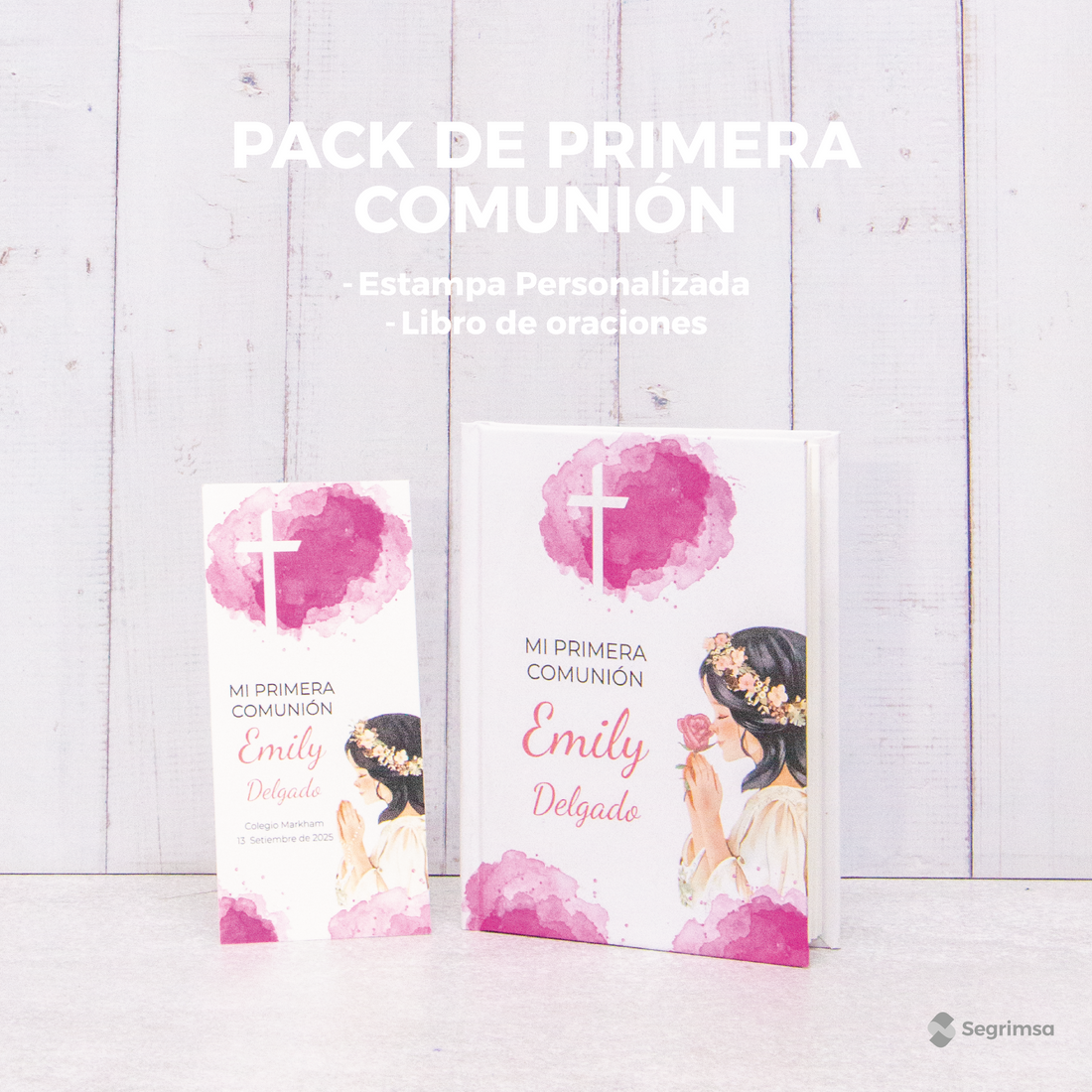Pack Primera Comunión: Estampas + libro de oraciones