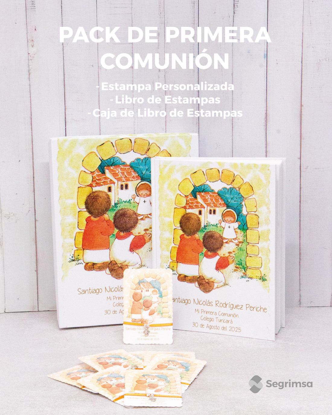 Pack Primera Comunión: Estampas + album de estampas
