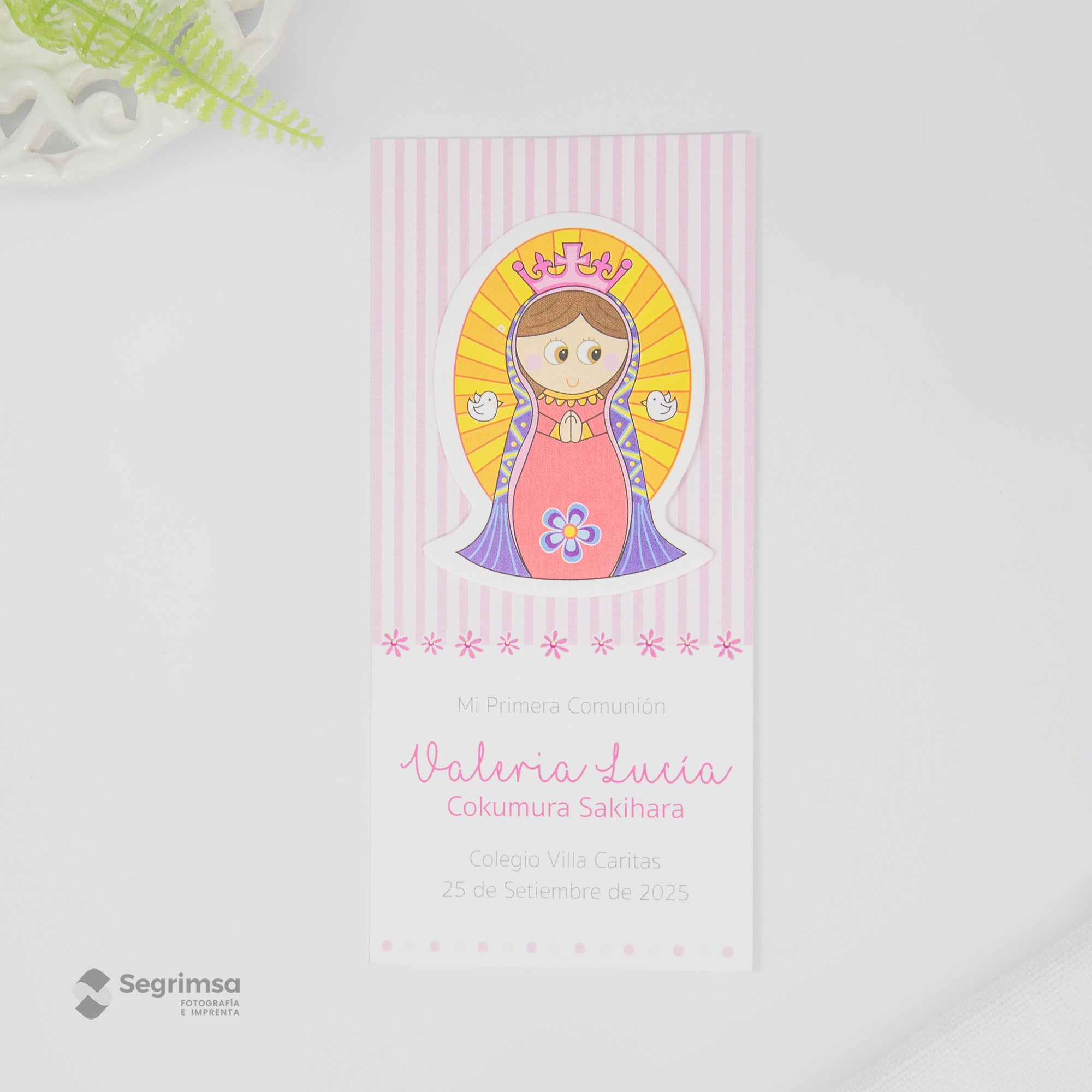 Estampa Alto Relieve Niña Modelo E4012-1A