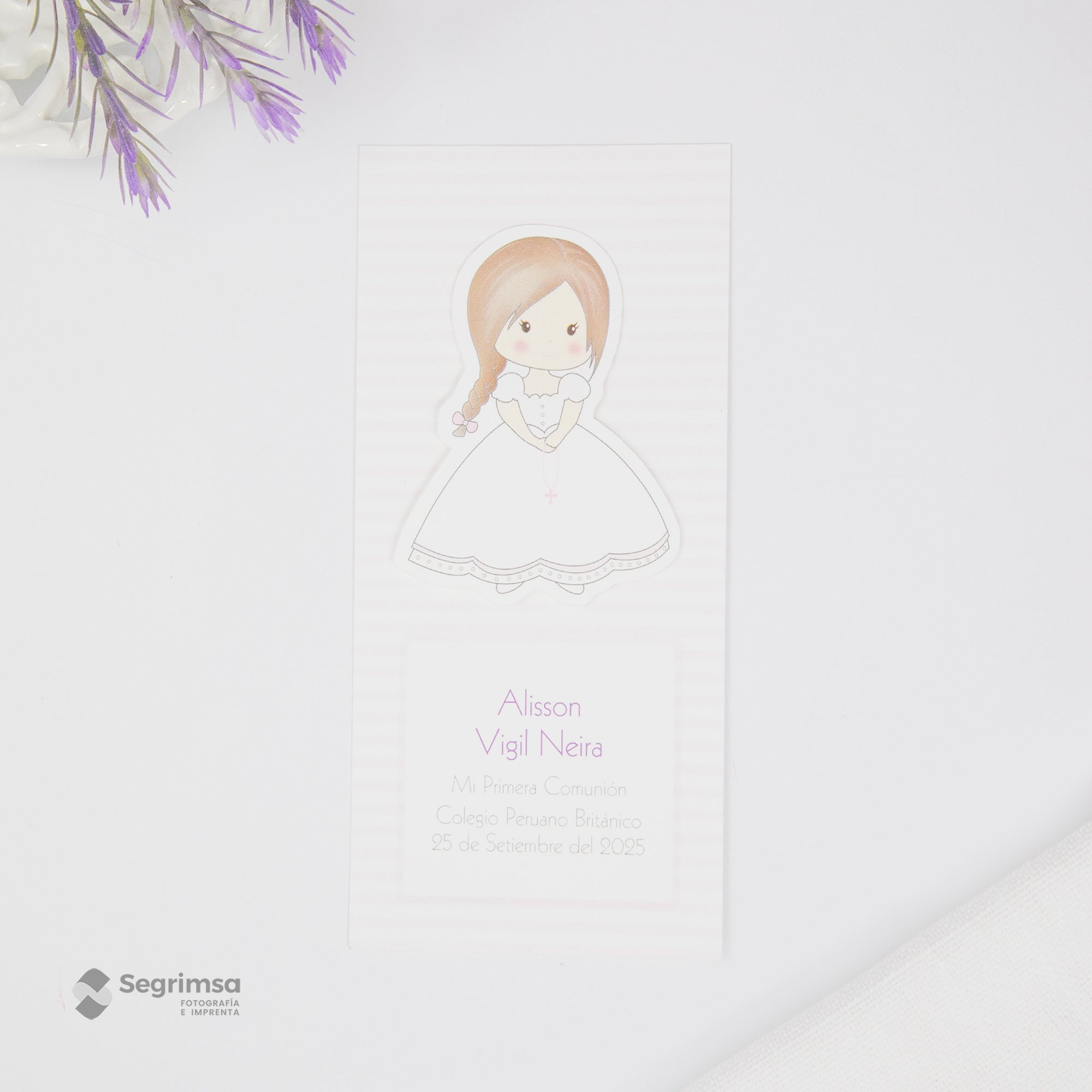 Estampa Alto Relieve Niña Modelo E4014-4