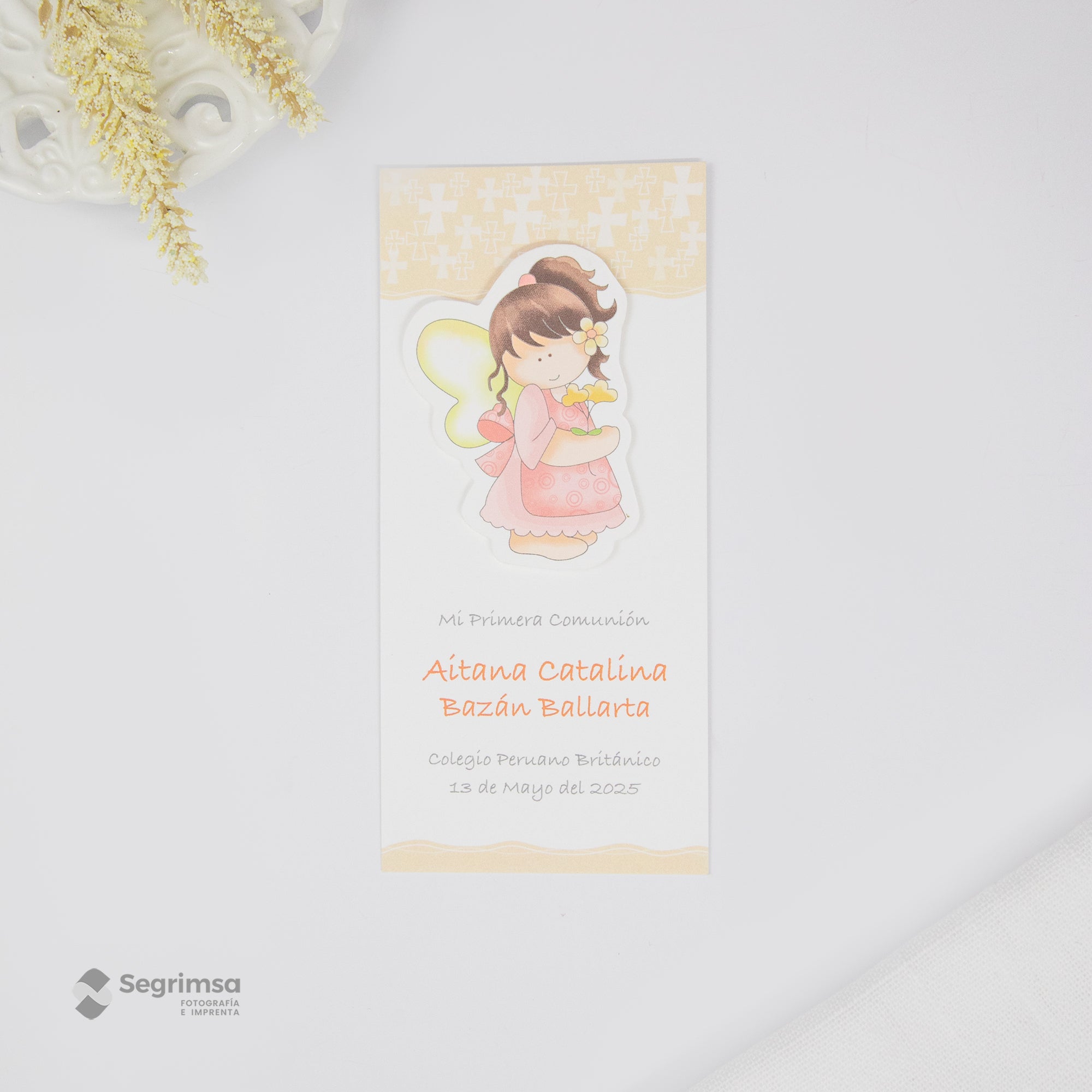 Estampa Alto Relieve Niña Modelo E4024-3B