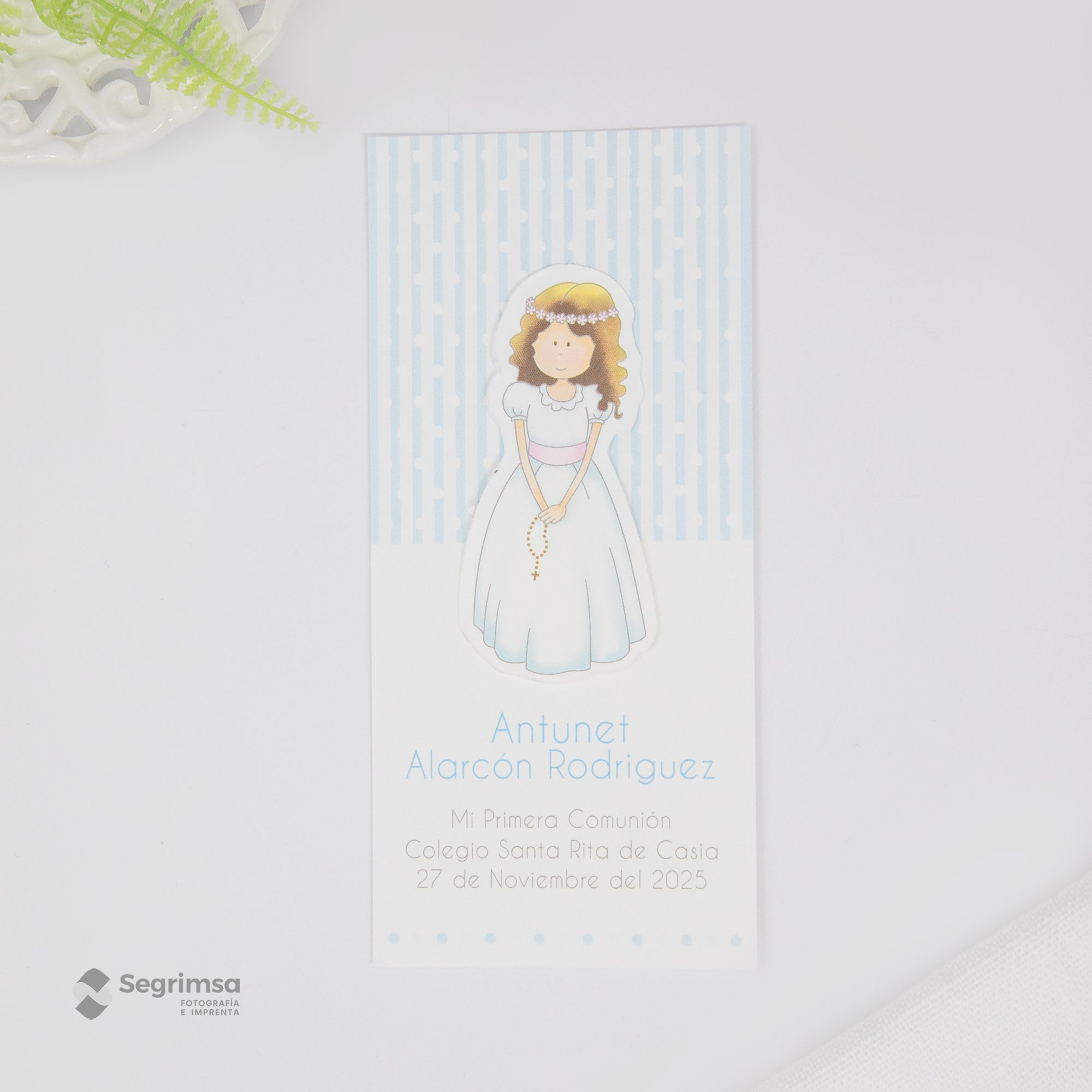 Estampa Alto Relieve Niña Modelo E4026-2B