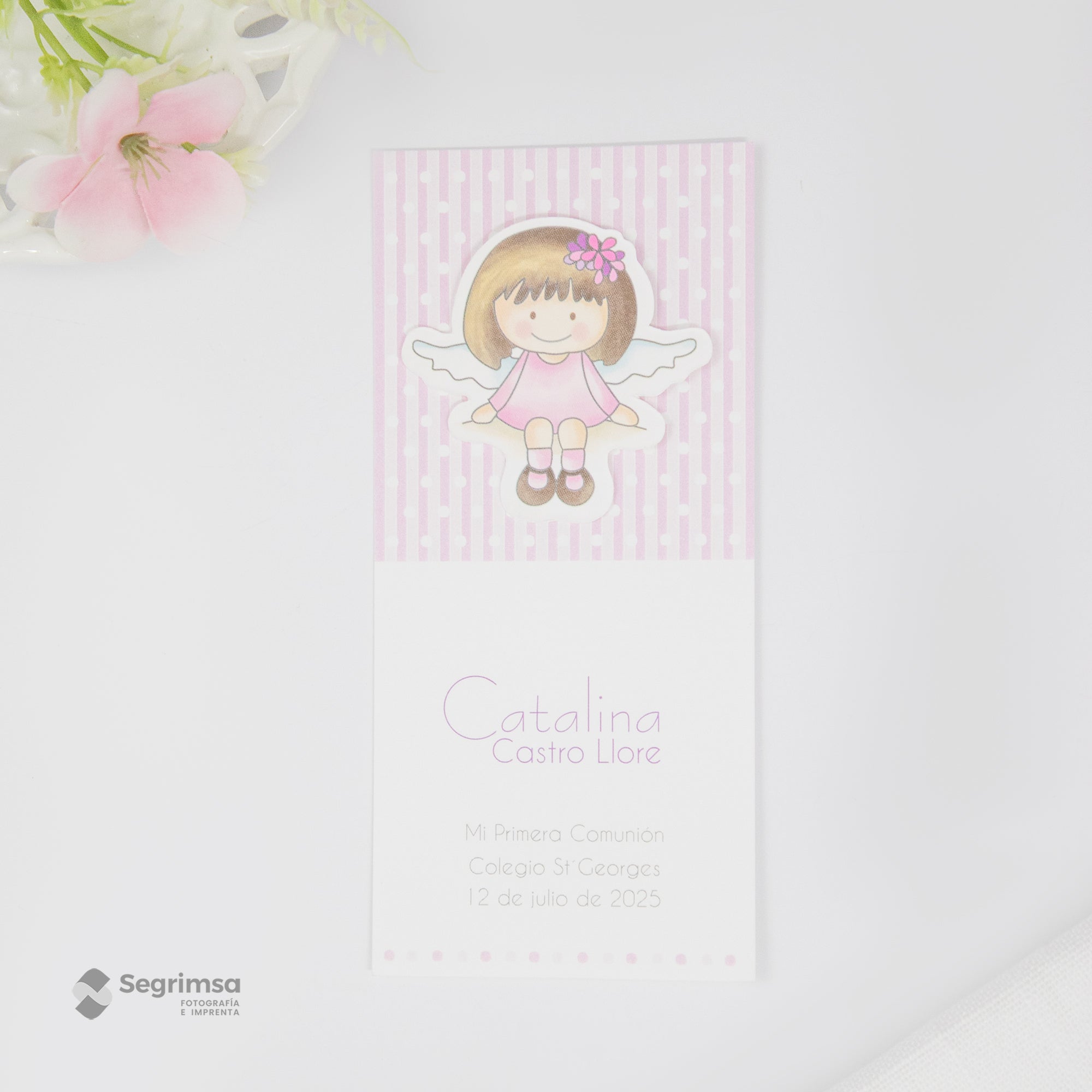 Estampa Alto Relieve Niña Modelo E4026-3B