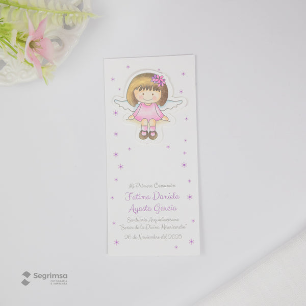 Estampa Alto Relieve Niña Modelo E4056-3A