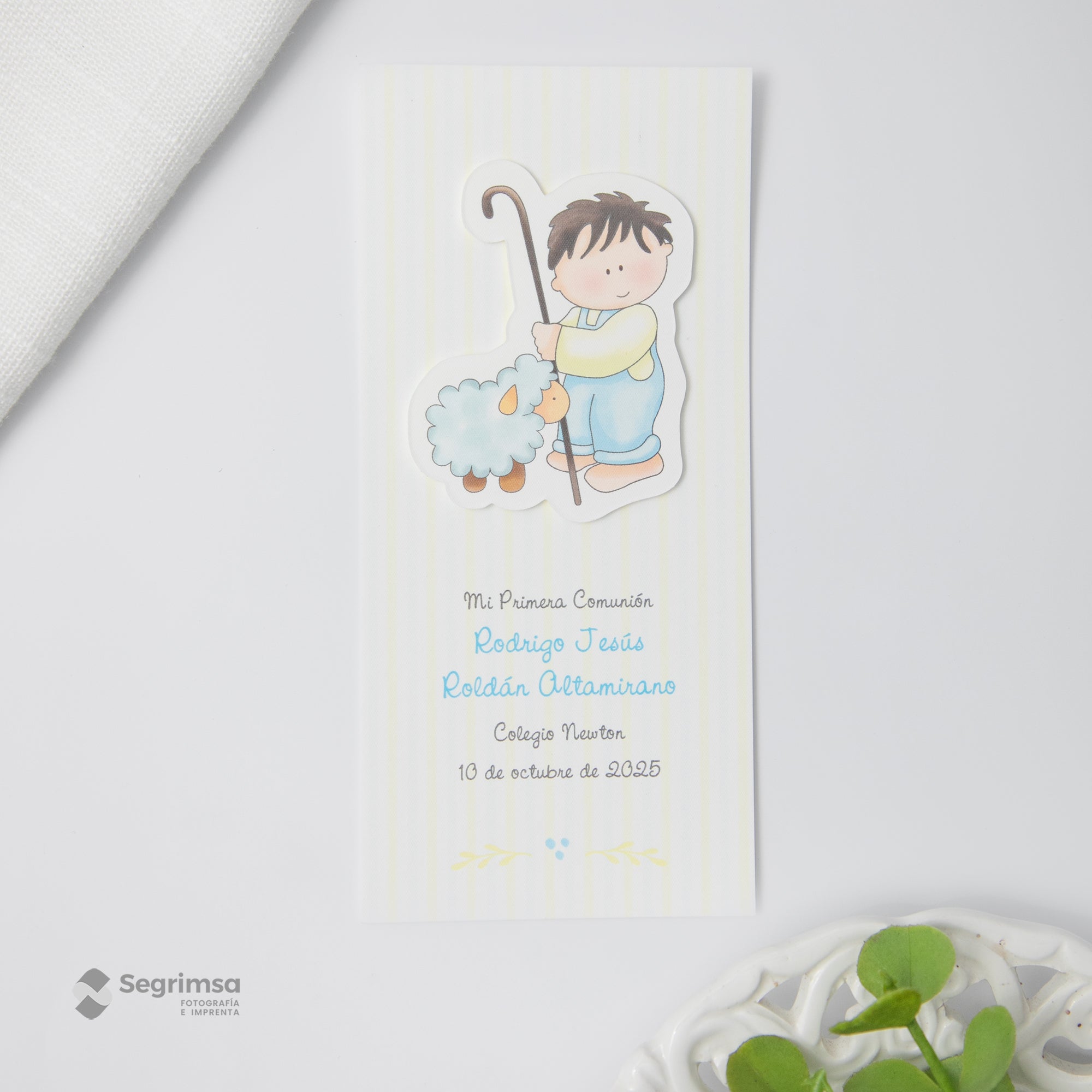 Estampa Alto Relieve Niño Modelo E4060-2A