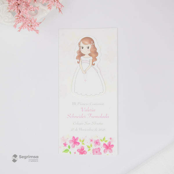 Estampa Alto Relieve Niña Modelo E4066-1