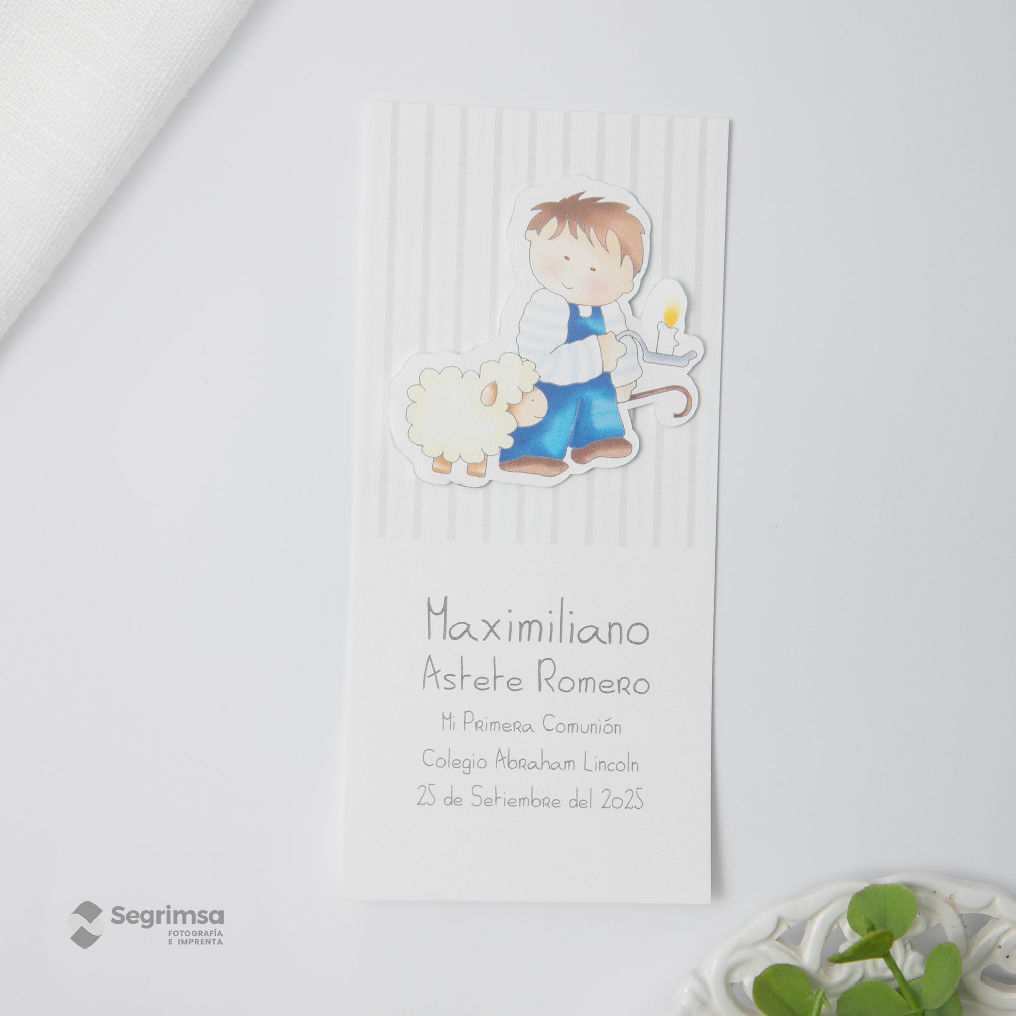 Estampa Alto Relieve Niño Modelo E4094-2