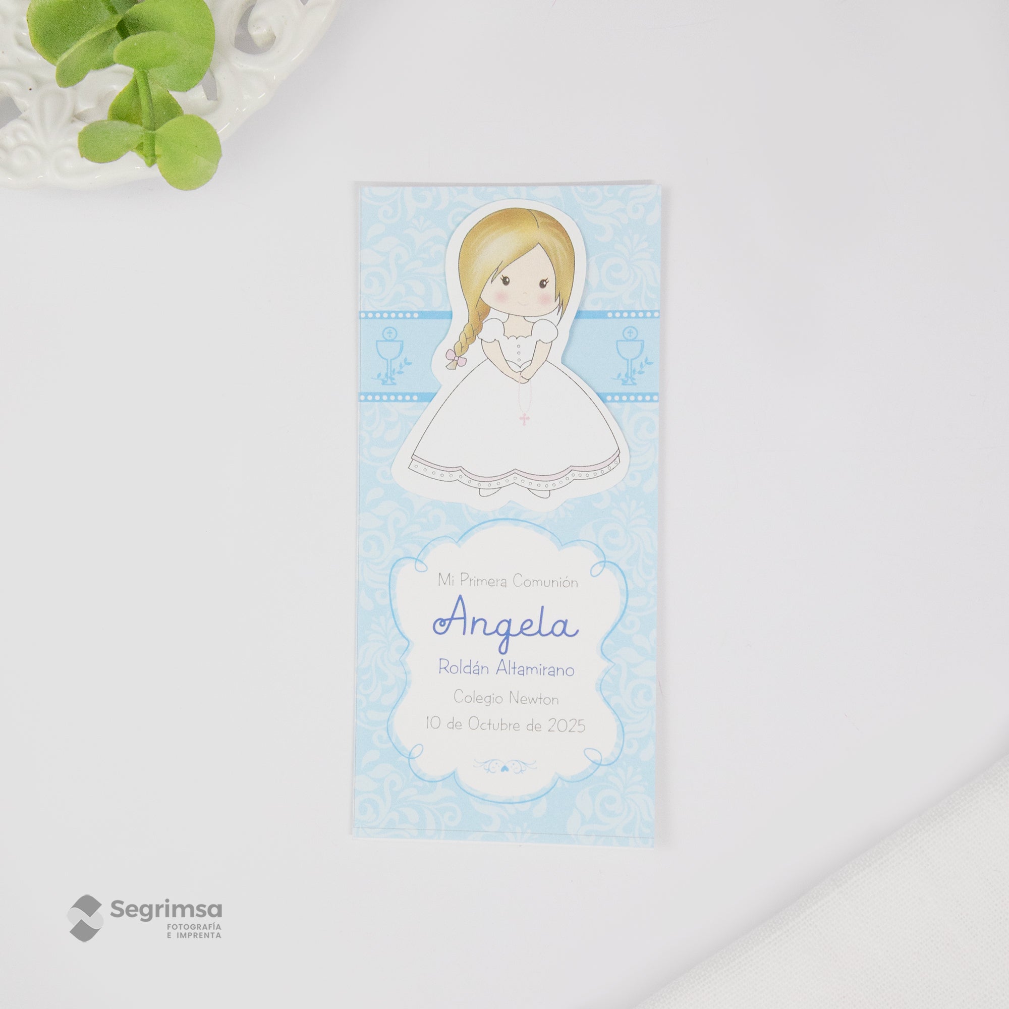 Estampa Alto Relieve Niña Modelo E4156-1A
