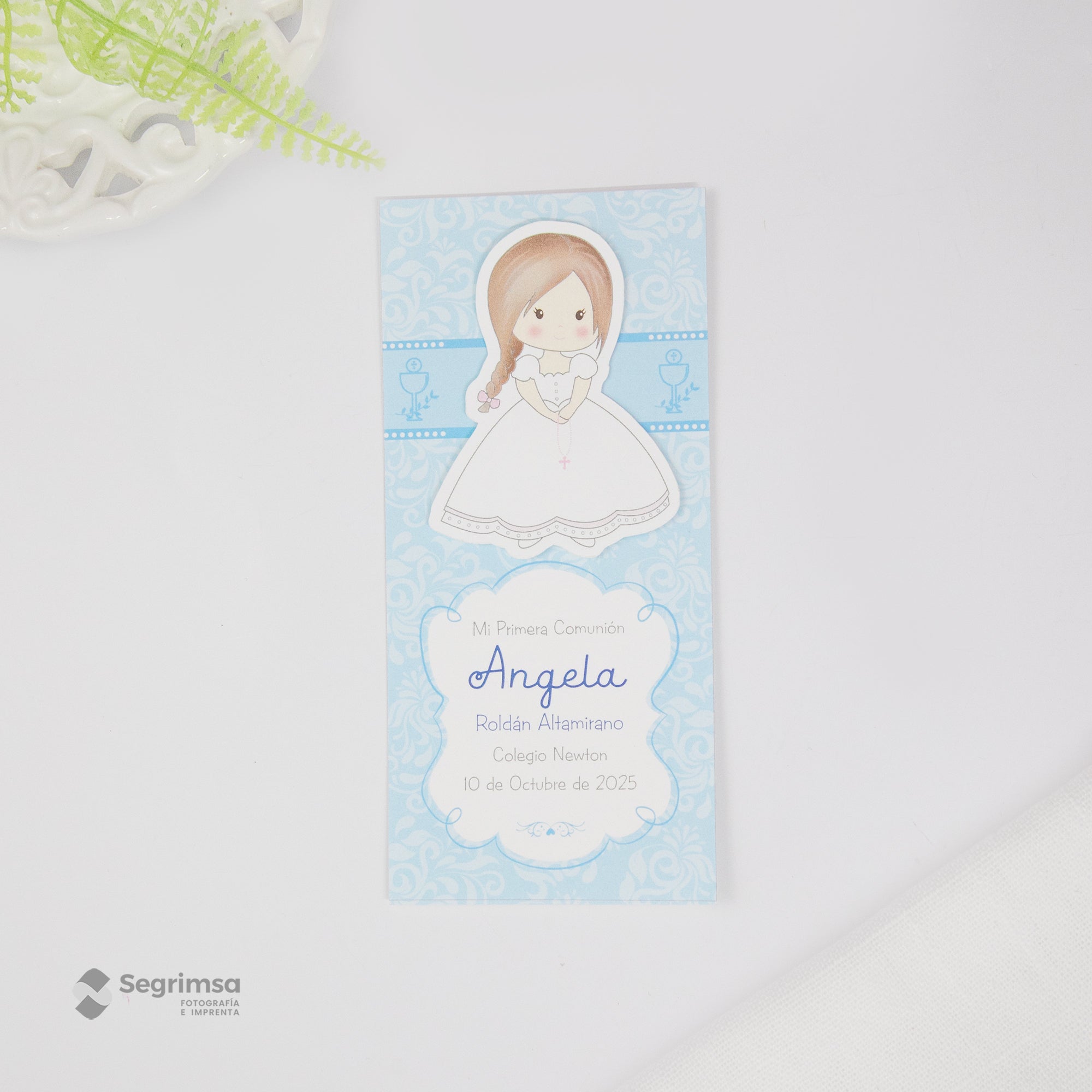Estampa Alto Relieve Niña Modelo E4156-1B