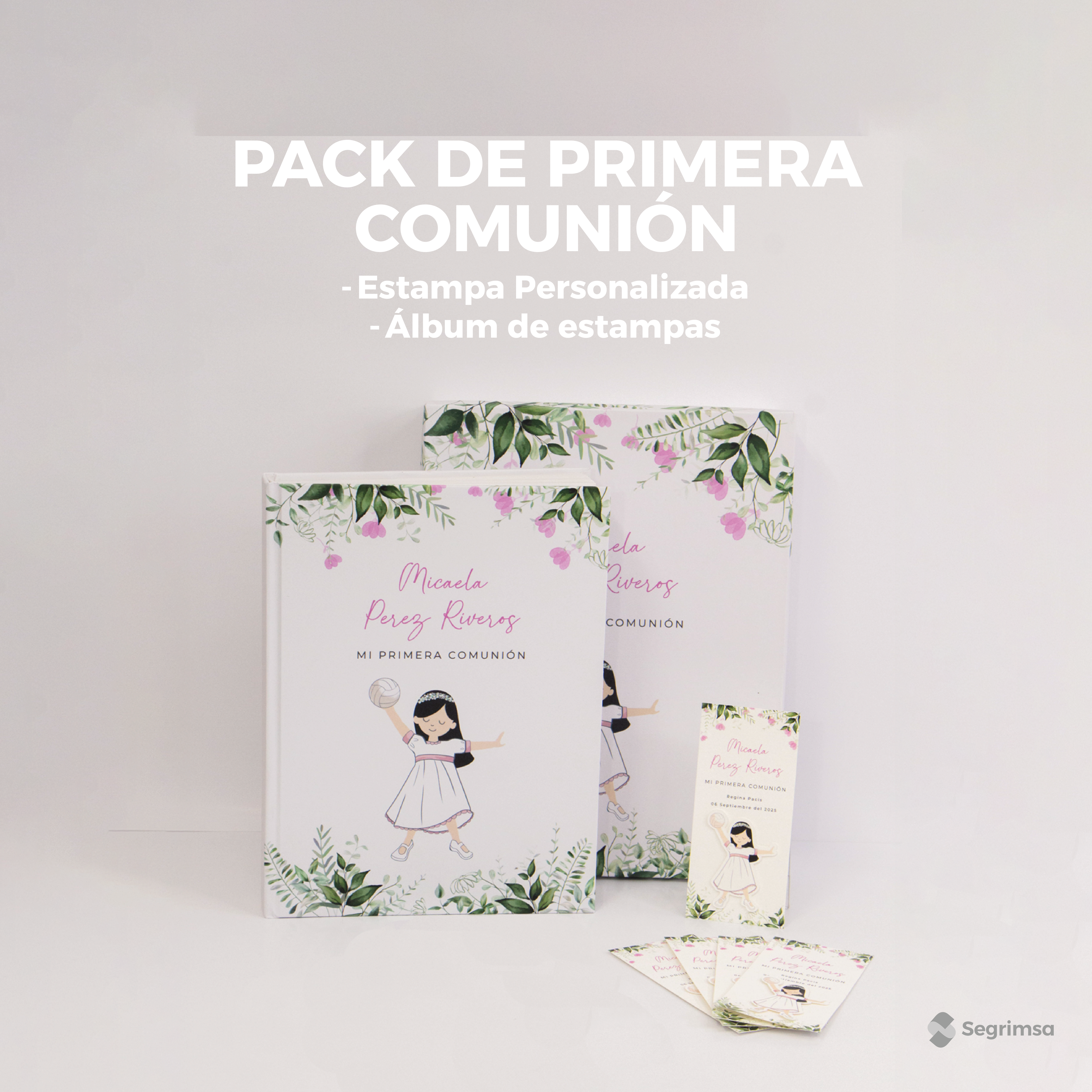 Pack Primera Comunión: Estampas + album de estampas