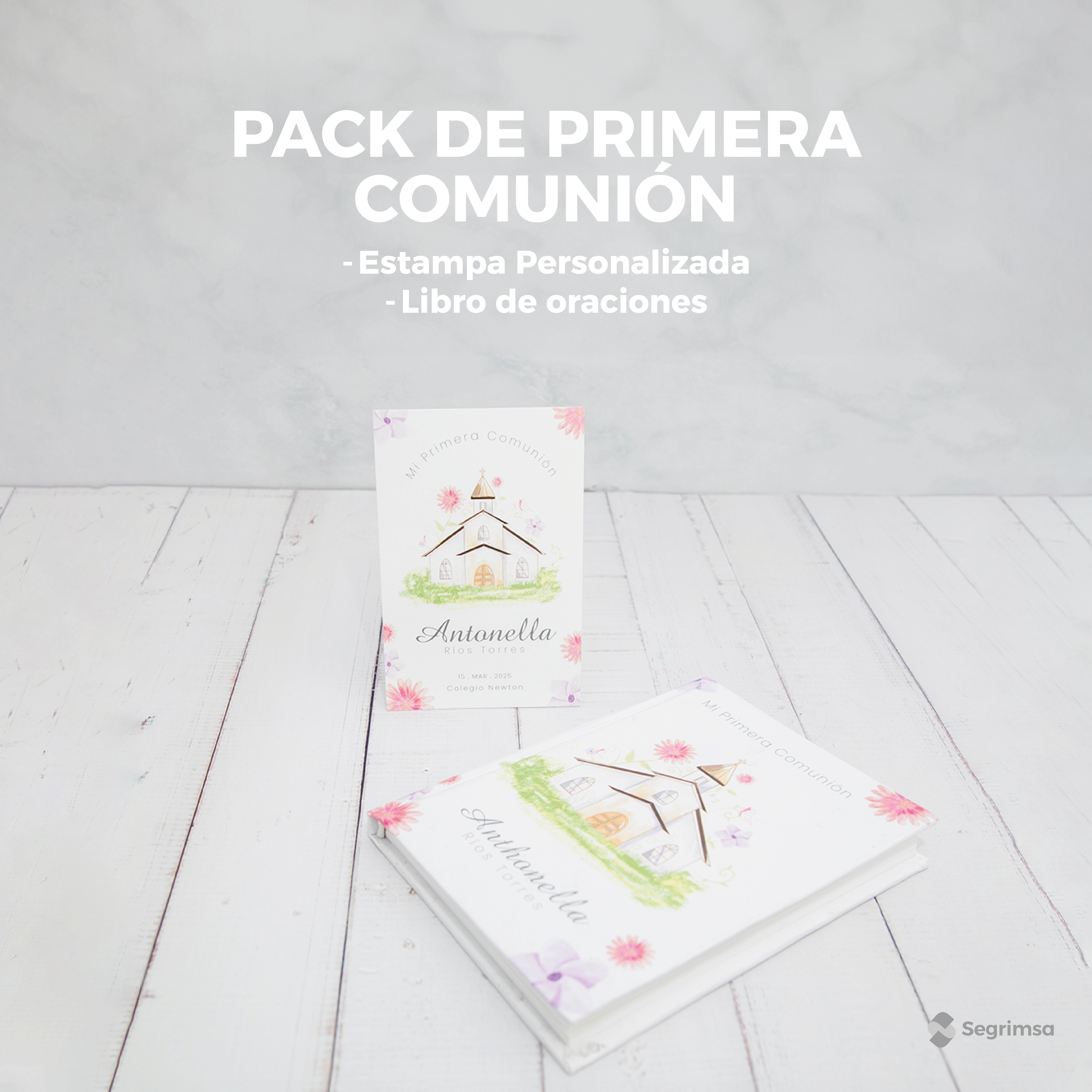 Pack Primera Comunión: Estampas + libro de oraciones