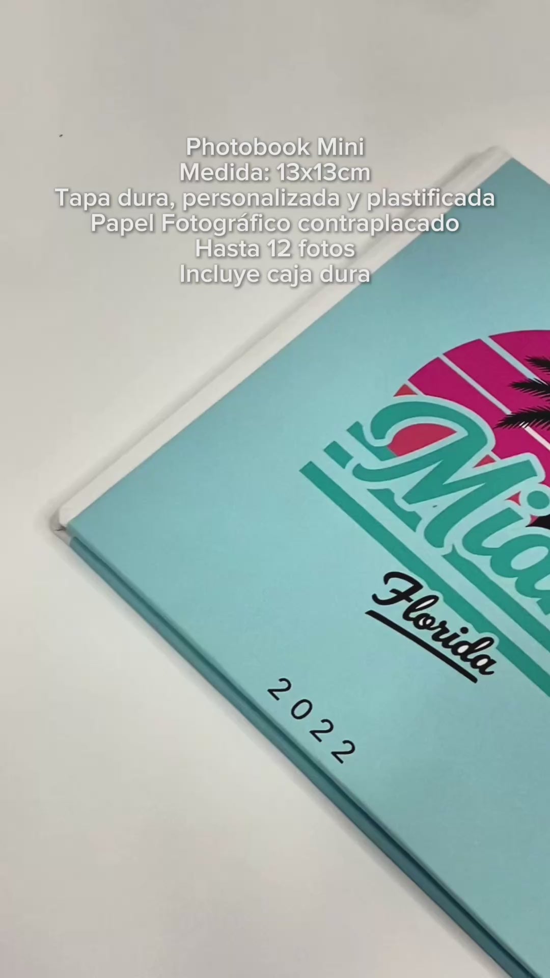 Photobook Mini Papel Fotográfico - 13 x 13 cm