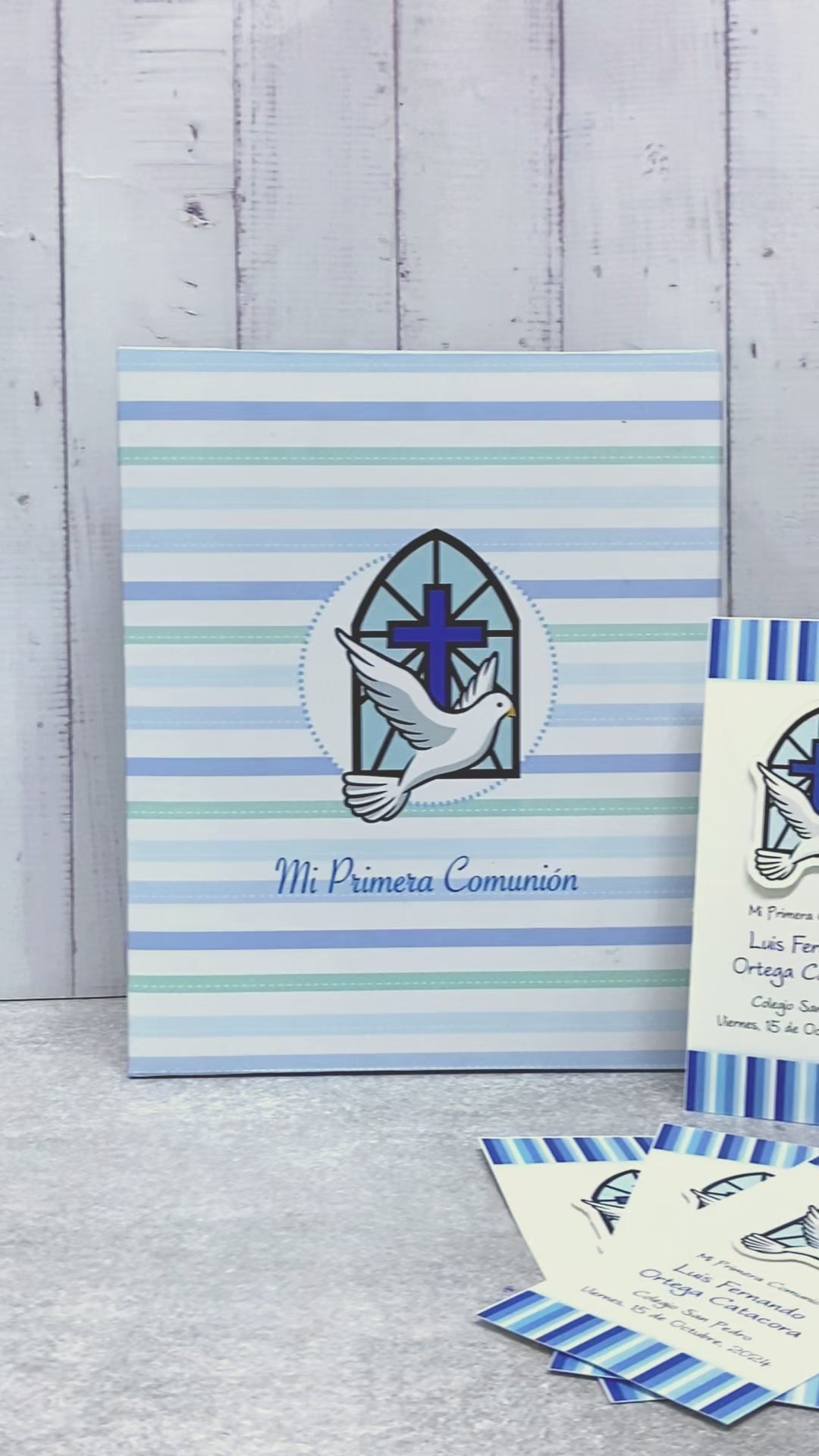 Pack Primera Comunión: Estampas + caja de estampas