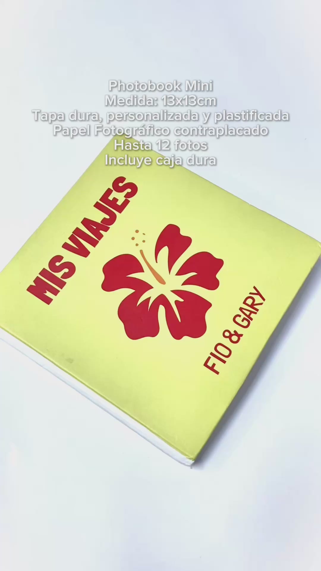 Photobook Mini Papel Fotográfico - 13 x 13 cm