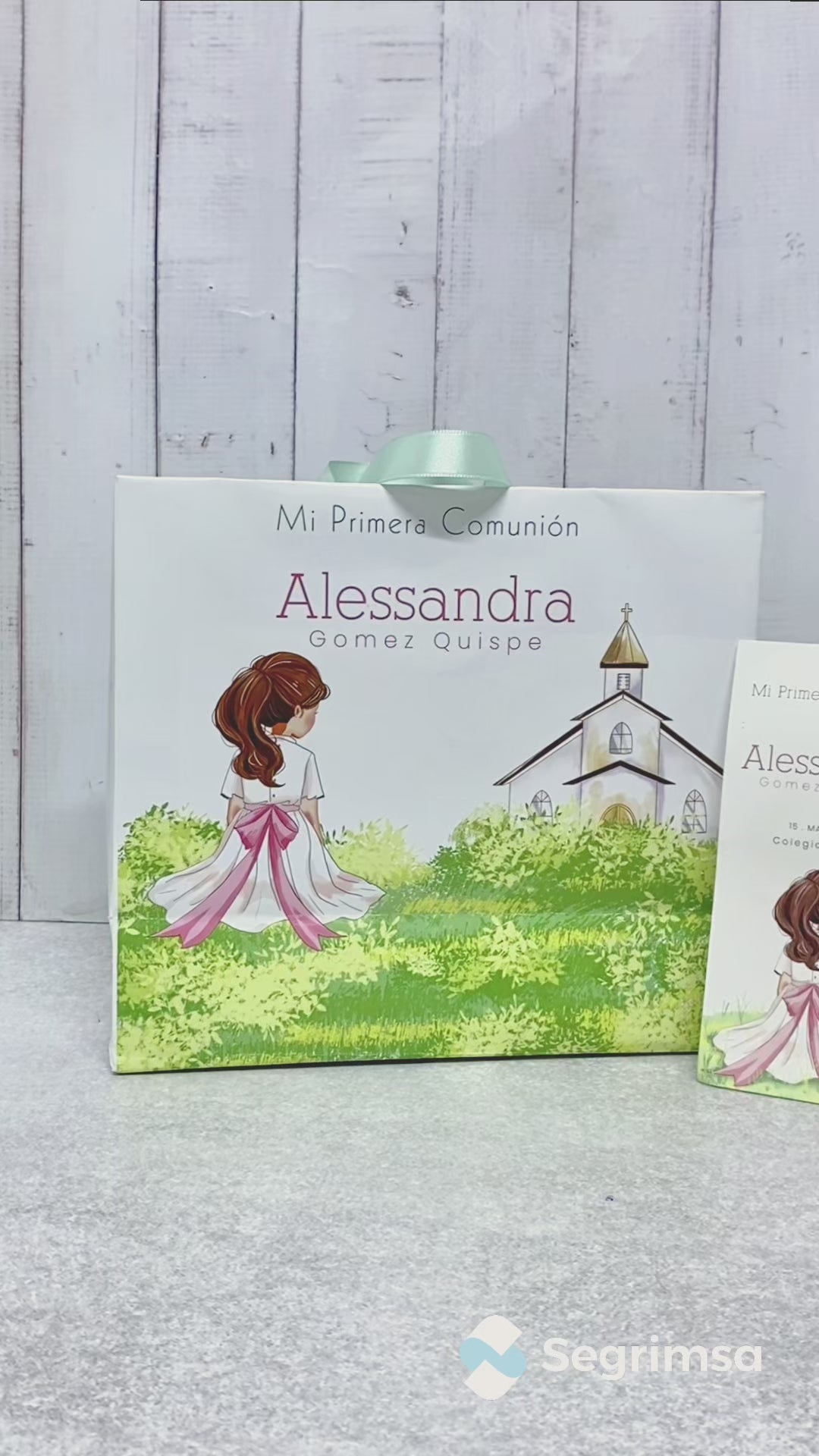 Pack Primera Comunión: Estampas + bolsa personalizada