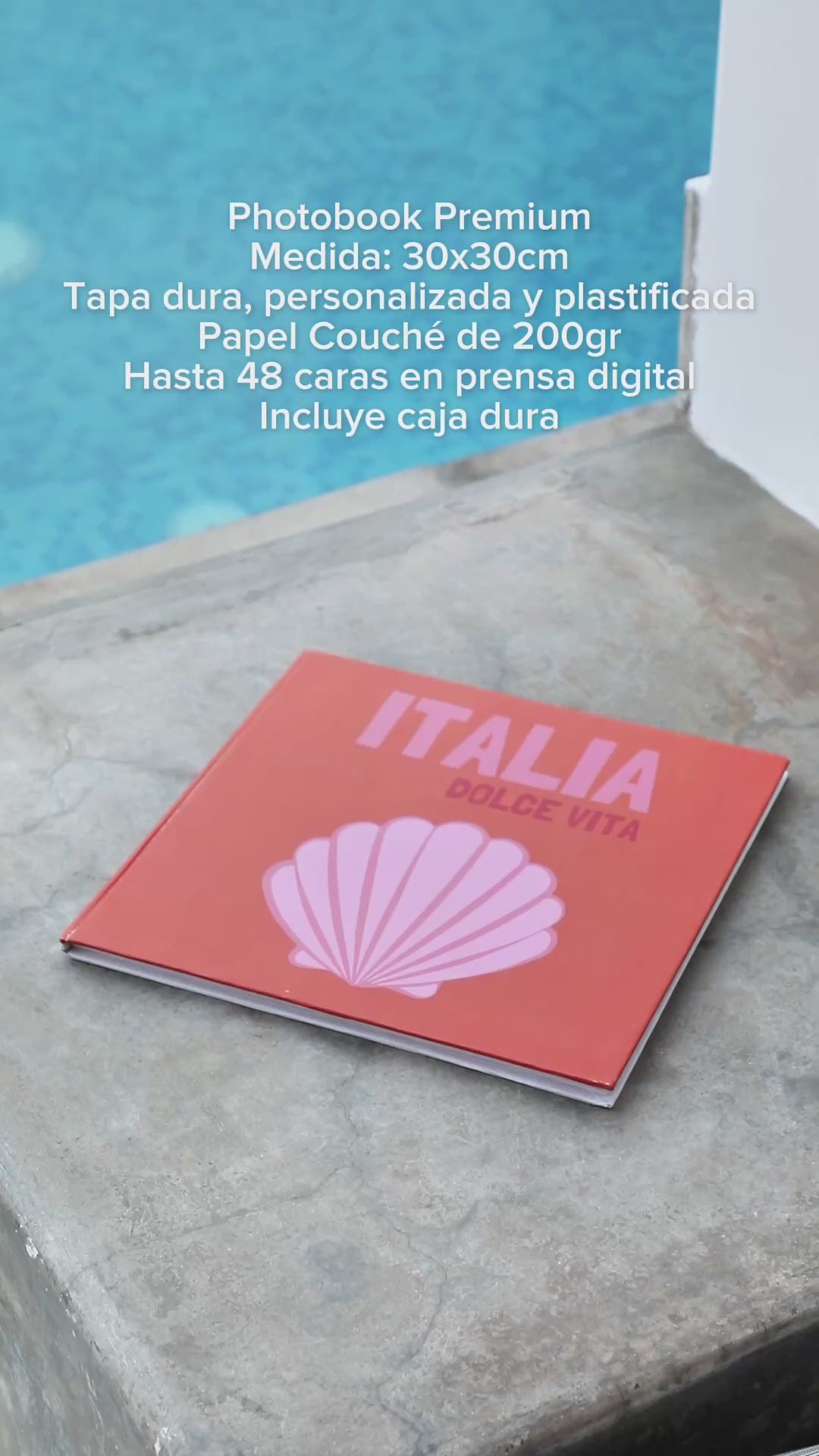Photobook XL  - Revista 30 x 30 cm - 100 a 150 fotos
